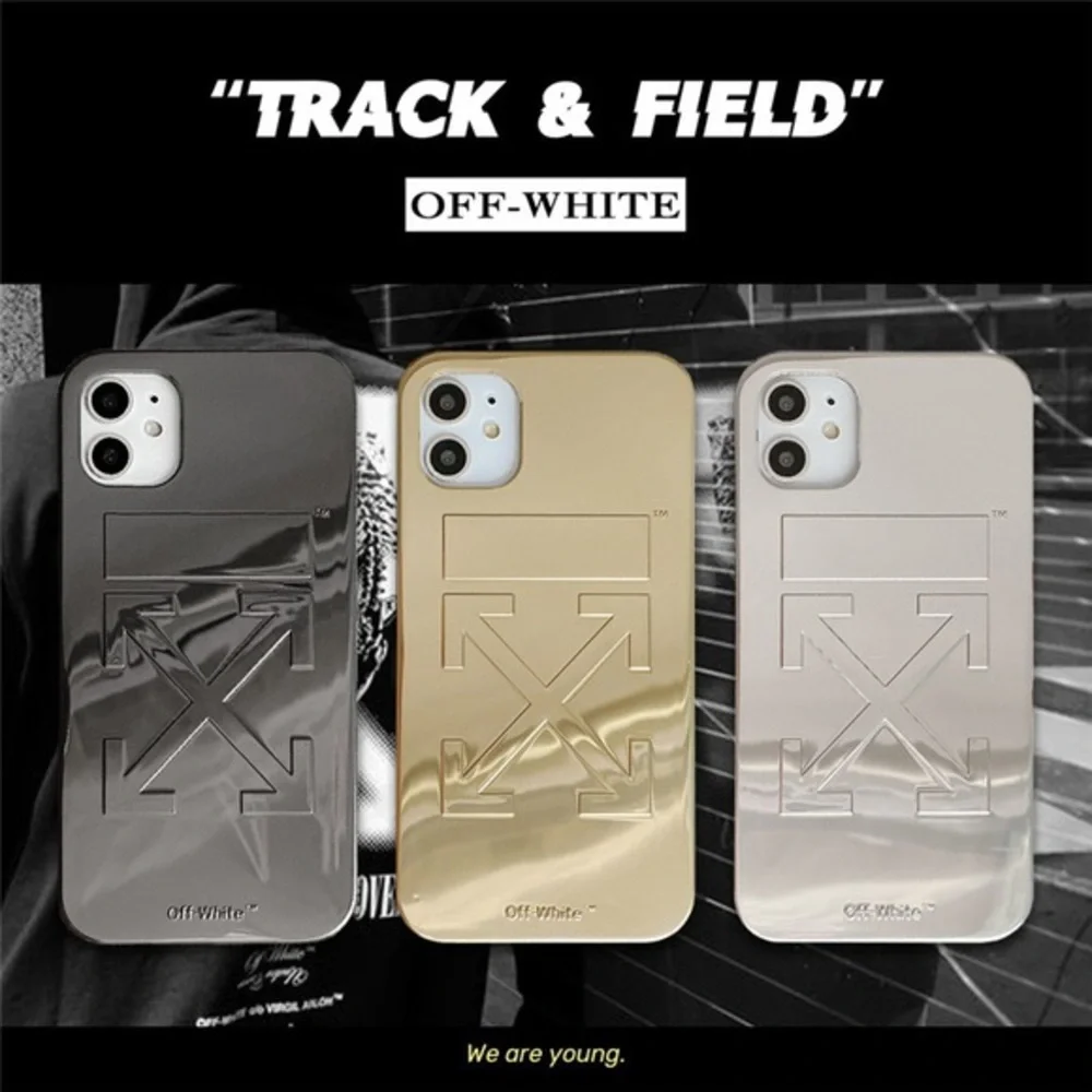 OFF WHITE' Chrome iPhone XS MAX Case